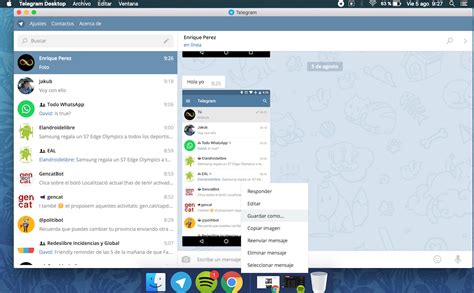 Cómo compartir archivos entre el móvil y el PC con Telegram