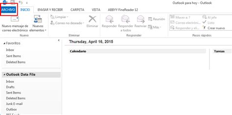como configuro mi correo en Outlook 2013 | Noticias