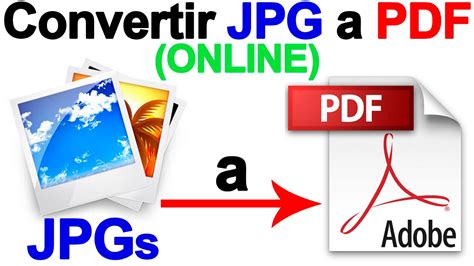 Como Convertir JPG a PDF Online PASO a PASO Tutorial ...