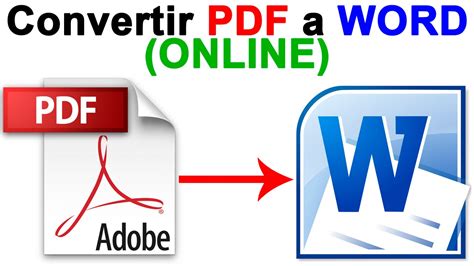 Como Convertir PDF a WORD  Online  PASO a PASO   Tutorial ...