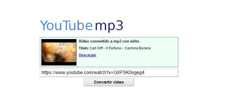 Cómo convertir un ví­deo de YouTube a MP3   tuexperto.com