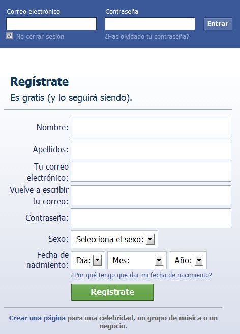 Como crear cuenta en Facebook   Como Iniciar Sesion en