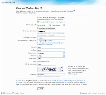 Como crear cuenta hotmail   Como Iniciar Sesion en