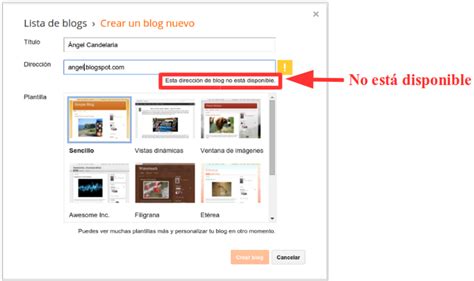 Cómo Crear un Blog Gratis con Google Blogger   Mi Rincón ...