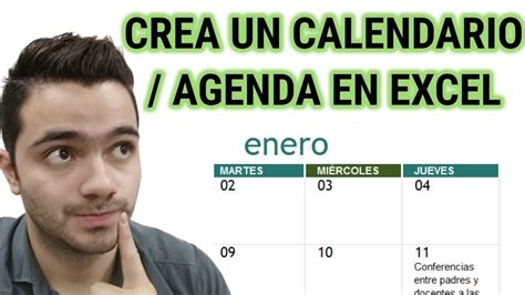 Cómo Crear un Calendario Tipo Agenda del 2018 en Excel ...