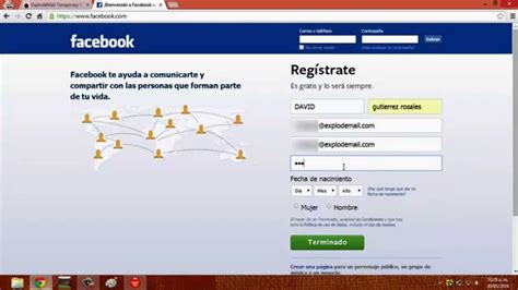 Como Crear Una Cuenta De Facebook Sin Tener Correo ...