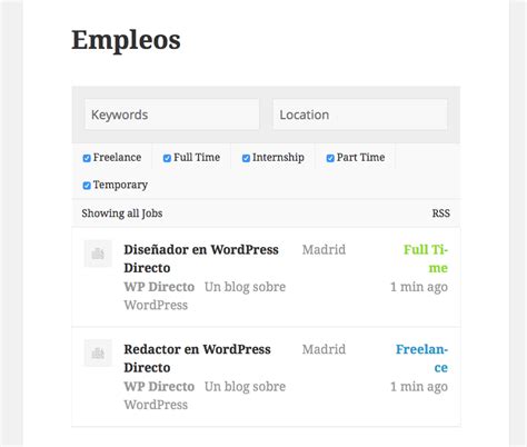 Cómo crear una web de empleo con WordPress