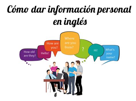 Cómo dar información personal en inglés | Apuntes de inglés