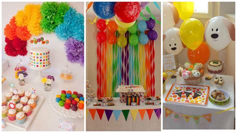 Cómo decorar cumpleaños infantiles con papel crepe y ...