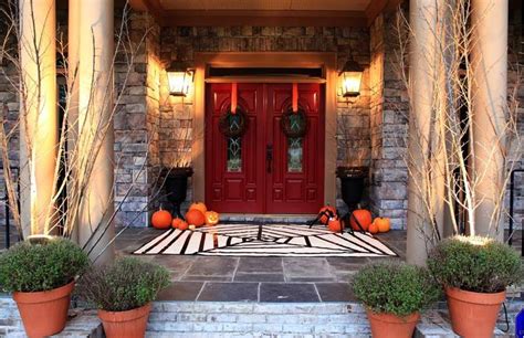 Cómo decorar la entrada de la casa en Halloween   pisos Al ...