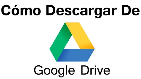 Como Descargar Archivos De Google Drive PASO a PASO para ...