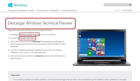 Cómo descargar e instalar Windows 10 de Microsoft.