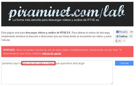 Cómo #descargar vídeos de #RTVE con #Piraminet y con ...