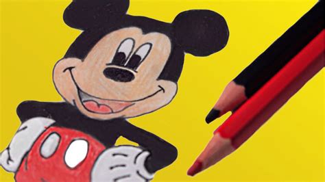 Como desenhar o Mickey Mouse   YouTube