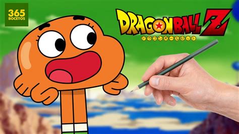 COMO DIBUJAR A DARWIN DE GUMBALL AL ESTILO DRAGON BALL ...