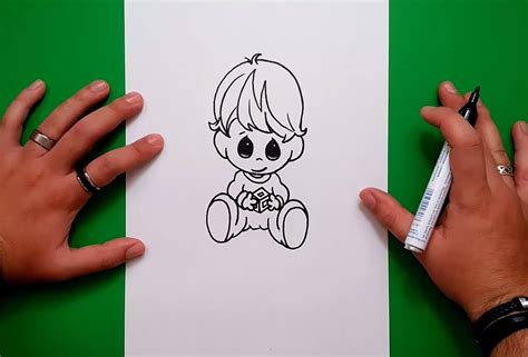 Como dibujar a un niño paso a paso | How to draw a boy ...