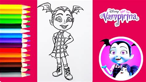 Cómo dibujar a Vampirina de Disney Junior How to draw ...