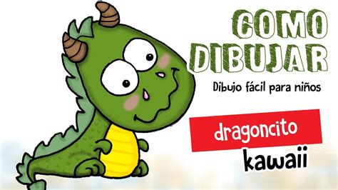 Como dibujar dragon kawaii / dibujo facil para niños   YouTube
