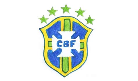 Como dibujar el escudo de Brasil paso a paso  Selección ...
