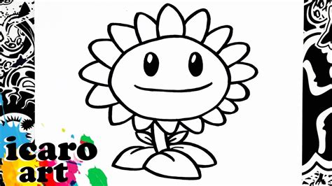 como dibujar el girasol de plants vs zombies | how to draw ...