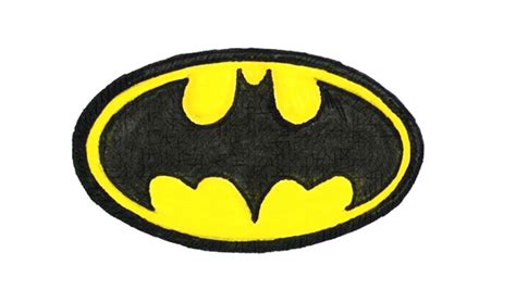 Como dibujar el logo de Batman paso a paso  símbolo ...