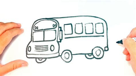 Cómo dibujar un Autobús para niños | Dibujo de Autobús ...