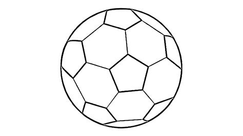 Cómo dibujar un balón de fútbol  fácil    YouTube