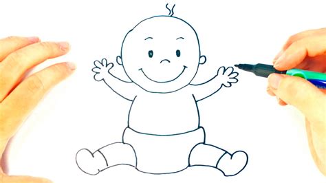 Cómo dibujar un Bebé paso a paso | Dibujo fácil de Bebé ...