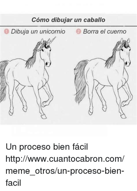 Como Dibujar Un Caballo Dibuja Un Unicornio Borra El ...