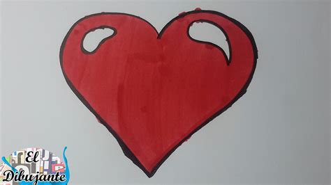 Como dibujar un Corazón paso a paso [El Dibujante]   YouTube