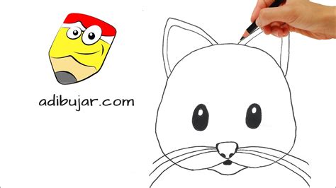 Cómo dibujar un gato fácil | Dibujos de gatos a lápiz paso ...