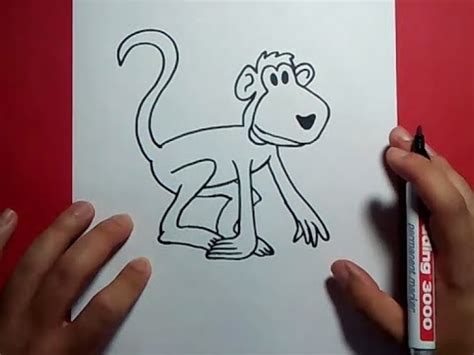 Como dibujar un mono paso a paso 5 | How to draw a monkey ...
