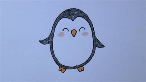 Cómo dibujar un pingüino   YouTube