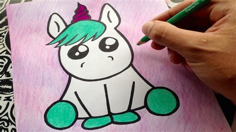 como dibujar un unicornio | how to draw a unicorn | como ...