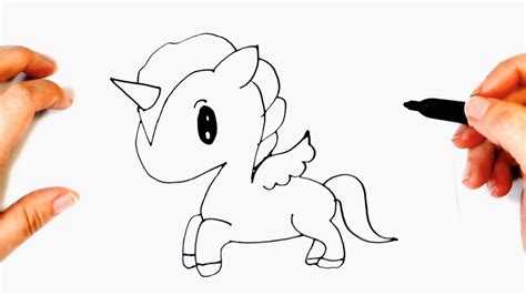 Cómo dibujar un Unicornio Kawaii | Dibujos Kawaii Fáciles ...