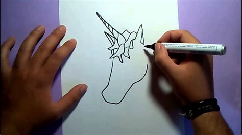Como dibujar un unicornio paso a paso | How to draw a ...