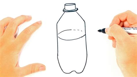 Como dibujar una Botella | Dibujo de Botella paso a paso ...