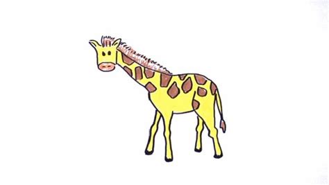 Cómo dibujar una jirafa   Dibujos   Juegos y hobbies ...