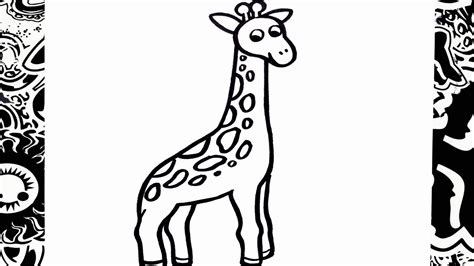 como dibujar una jirafa | how to draw giraffe   YouTube