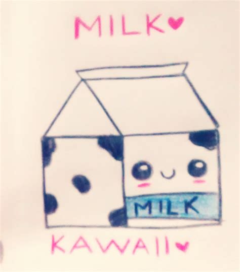 ¿Como dibujar una milk o lechita kawaii? ♥   YouTube