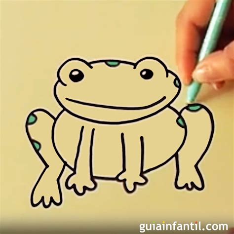 Cómo dibujar una rana. Dibujos infantiles