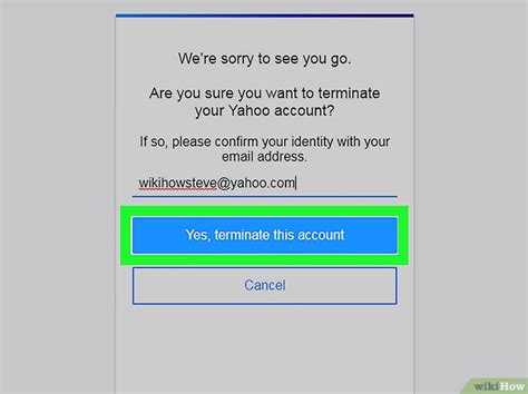 Cómo eliminar una cuenta de Yahoo: 12 pasos  con fotos