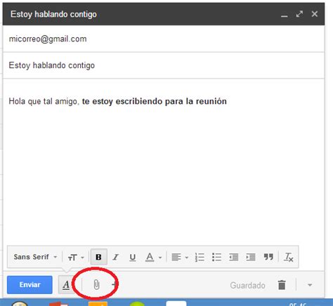 Como Enviar un Correo por Gmail