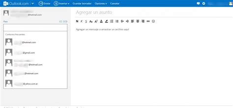 Como enviar un correo por Outlook  Hotmail