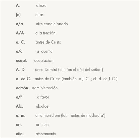 Cómo escribir las abreviaturas   Didactalia: material ...