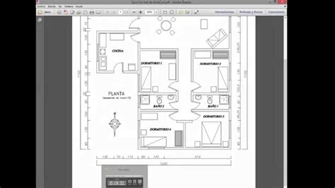 Como hacer el Plano de Una Casa en Autocad   YouTube