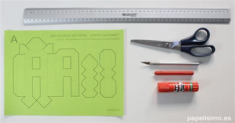 Cómo hacer letras 3D de papel o cartulina  Abecedario A Z ...