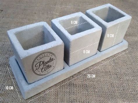 Como hacer macetas de cemento, concreto u hormigón