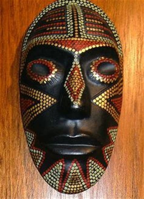 Cómo hacer máscaras africanas caseras | PIEDRAS DECORADAS ...