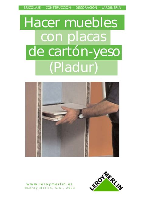 Como hacer muebles con placas de carton o yeso.pdf